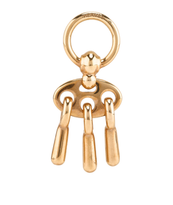 Hermes Charms Mors a Jouet Twilly Ring, Brass, Gold, MII, DB/B, 3*